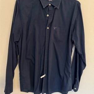 Men's Navy Blue American Eagle Outfitters Shirt